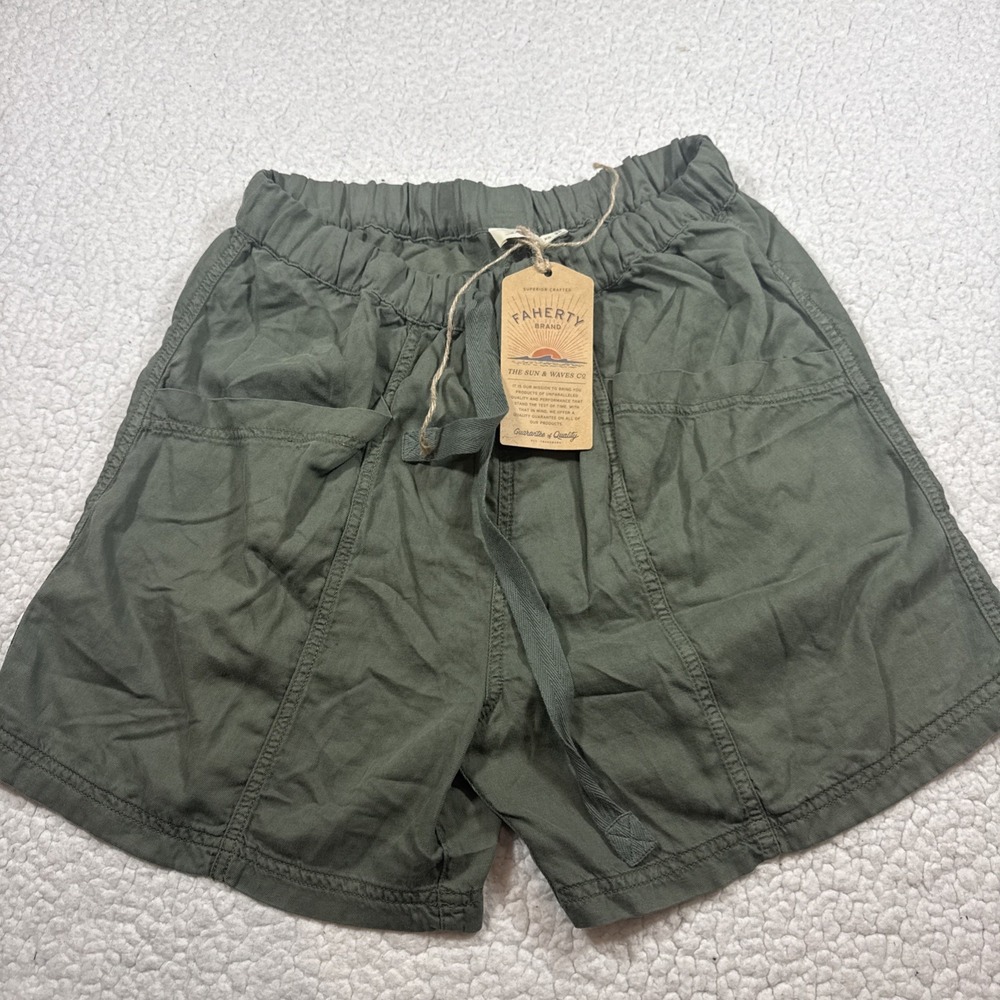 Faherty Women's Topanga Drape Size XS Superior Crafted Shorts NWT MSRP 98.00